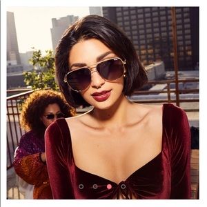 NEW QUAY High Key Luxe Polarized Sunglasses